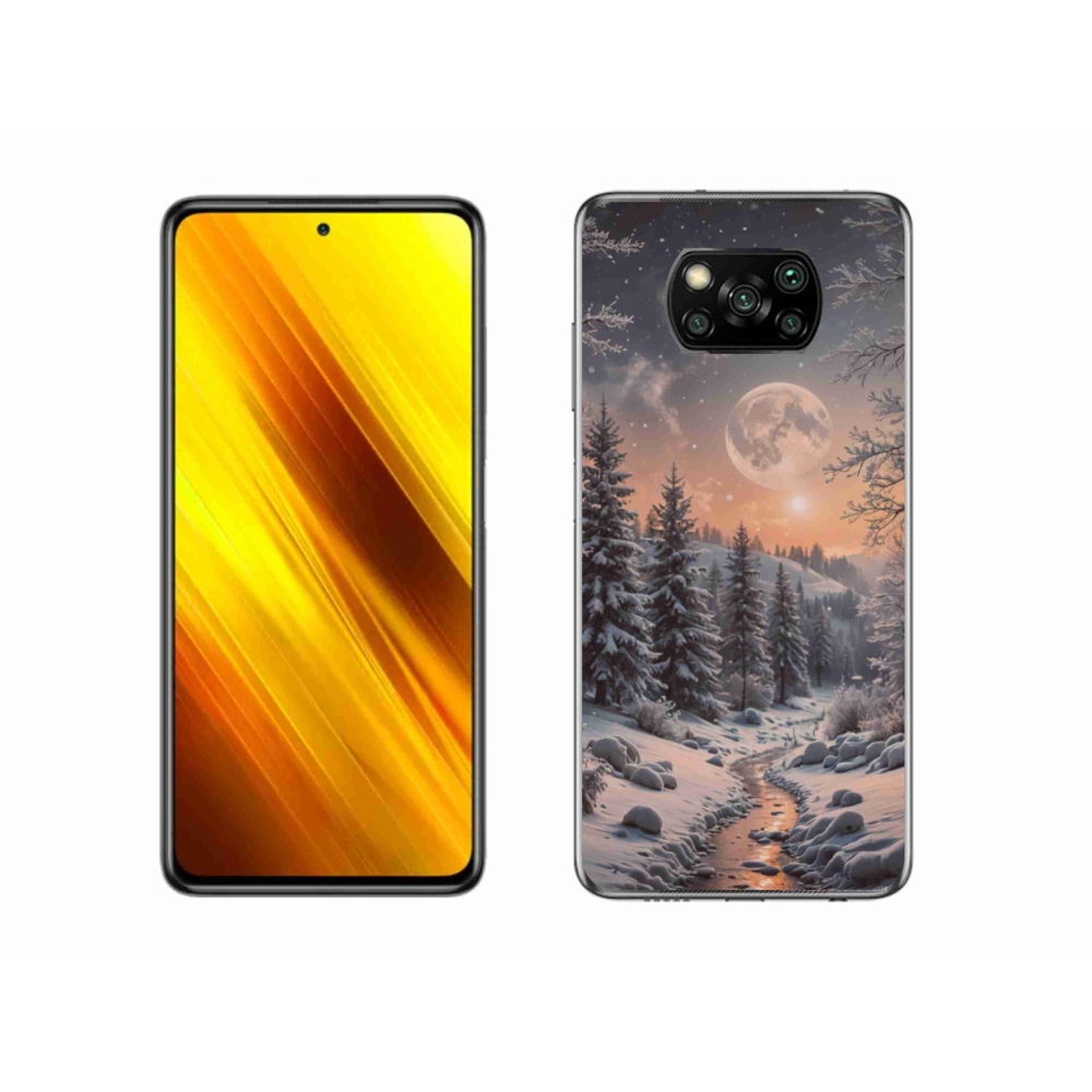 Gélový kryt mmCase na Xiaomi Poco X3 Pro - zimná krajina 2