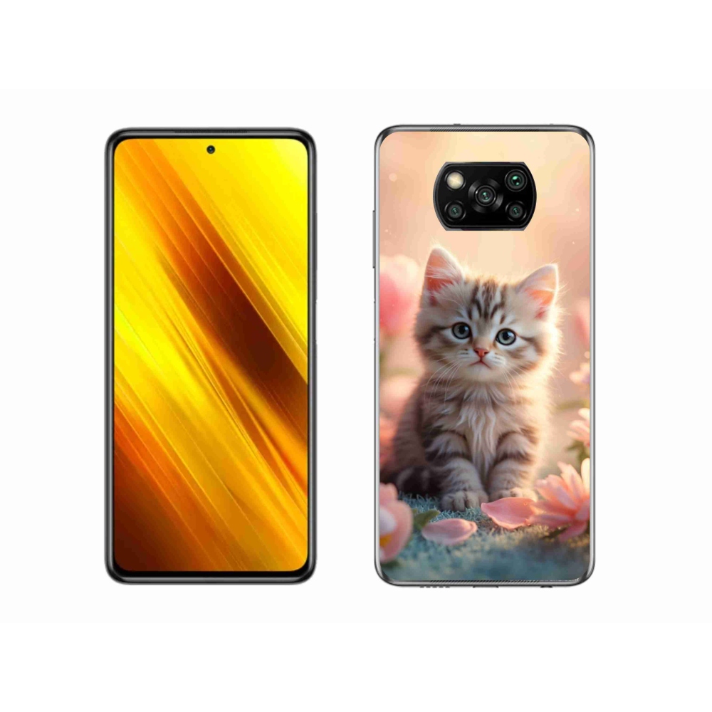 Gélový kryt mmCase na Xiaomi Poco X3 - roztomilé mačiatko 8