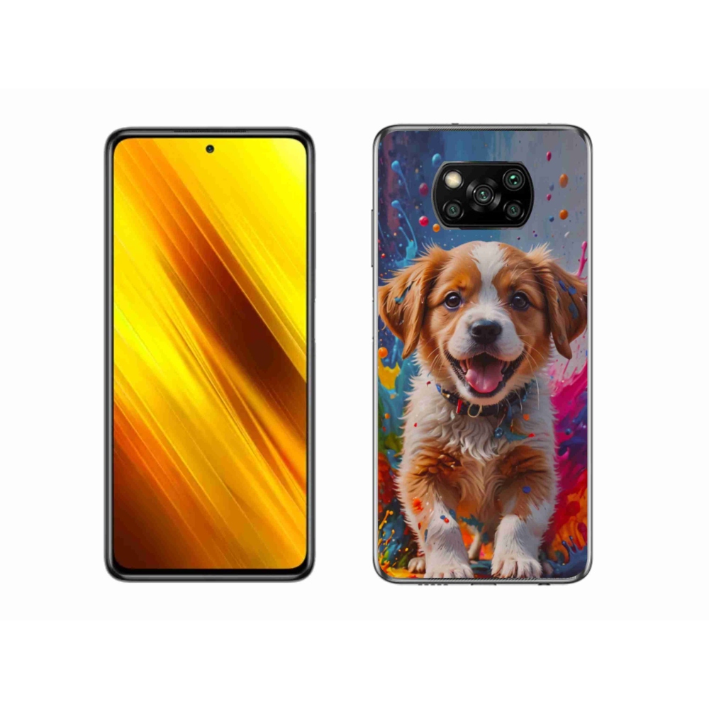 Gélový kryt mmCase na Xiaomi Poco X3 - roztomilé šteňa 3
