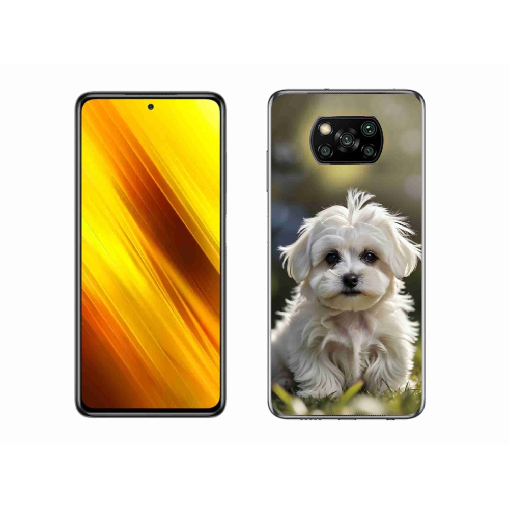 Gélový kryt mmCase na Xiaomi Poco X3 - roztomilý maltézsky psík