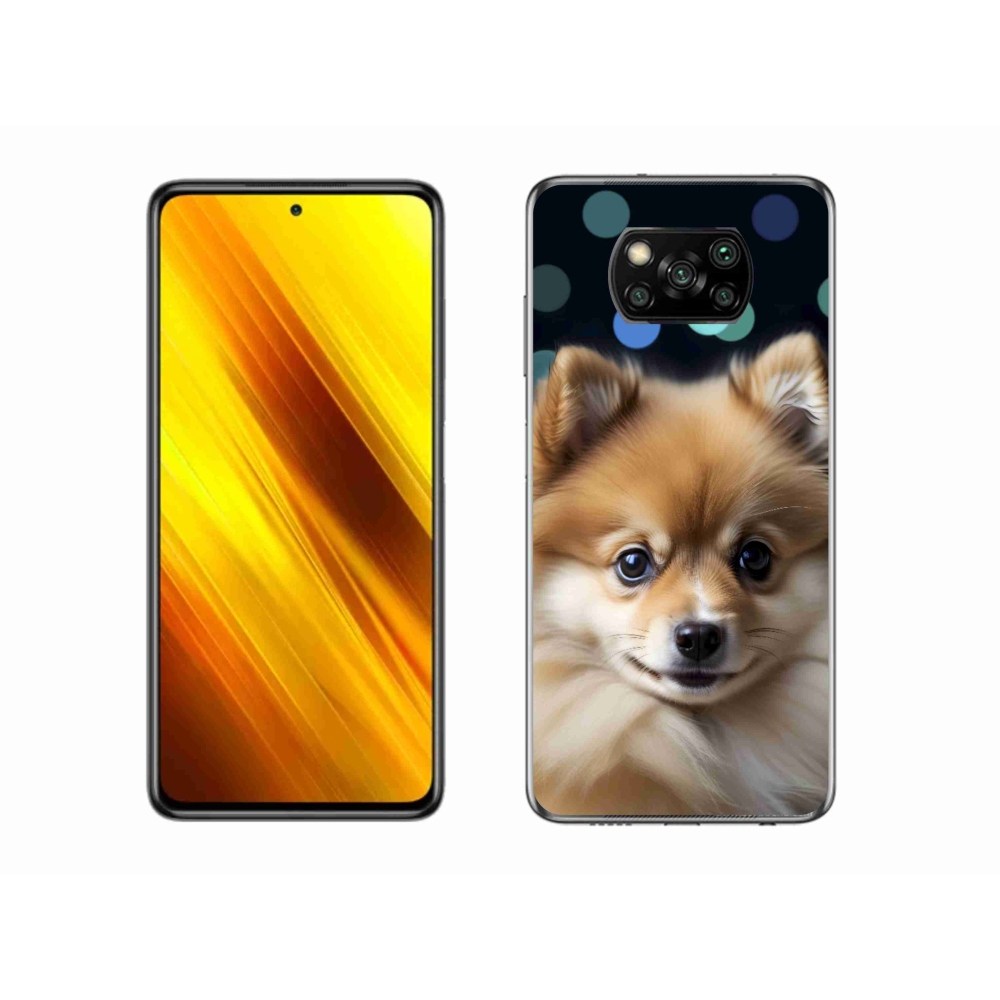 Gélový kryt mmCase na Xiaomi Poco X3 - roztomilý pomeranian