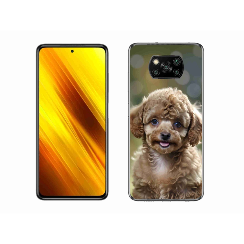 Gélový kryt mmCase na Xiaomi Poco X3 - roztomilý pudel