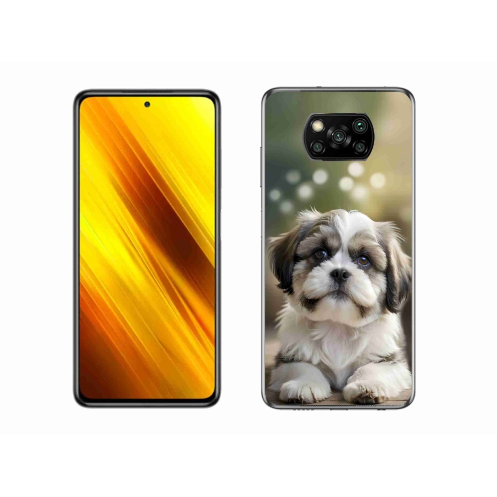 Gélový kryt mmCase na Xiaomi Poco X3 - roztomilý shih-tzu