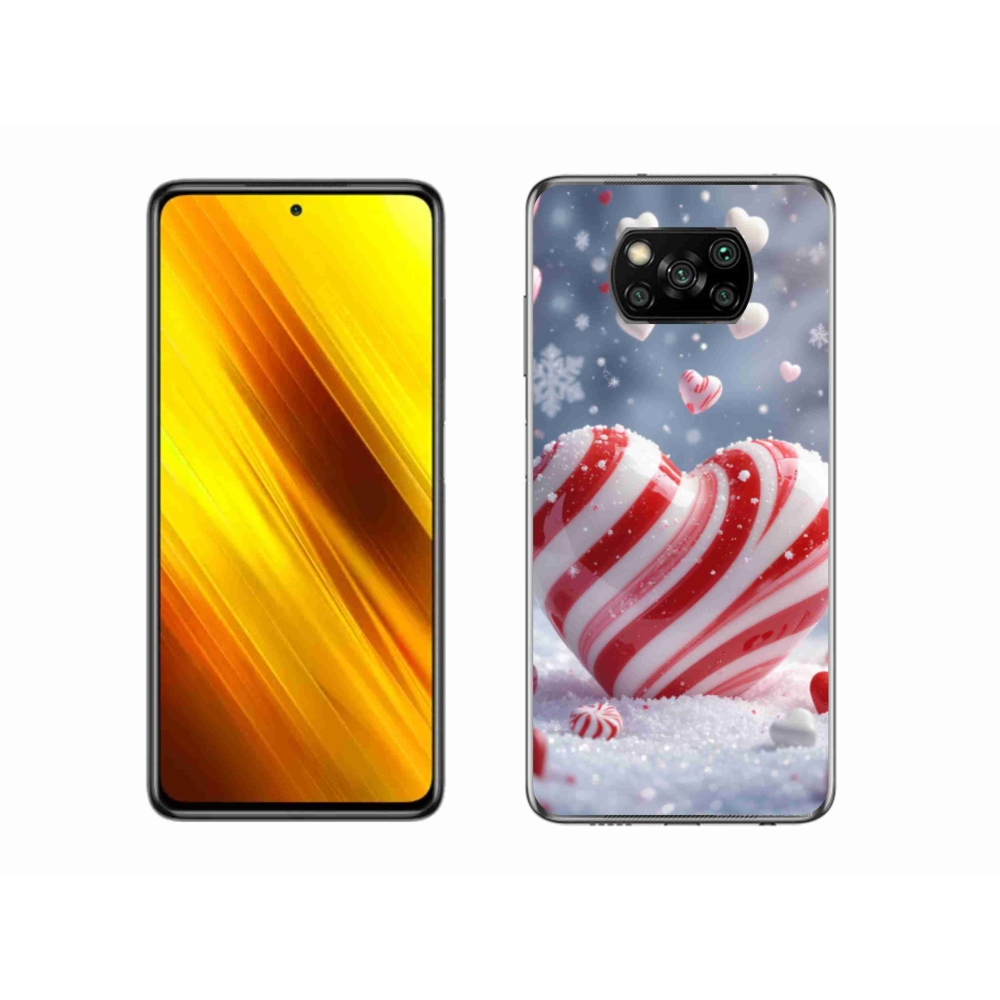 Gélový kryt mmCase na Xiaomi Poco X3 - sladké srdce