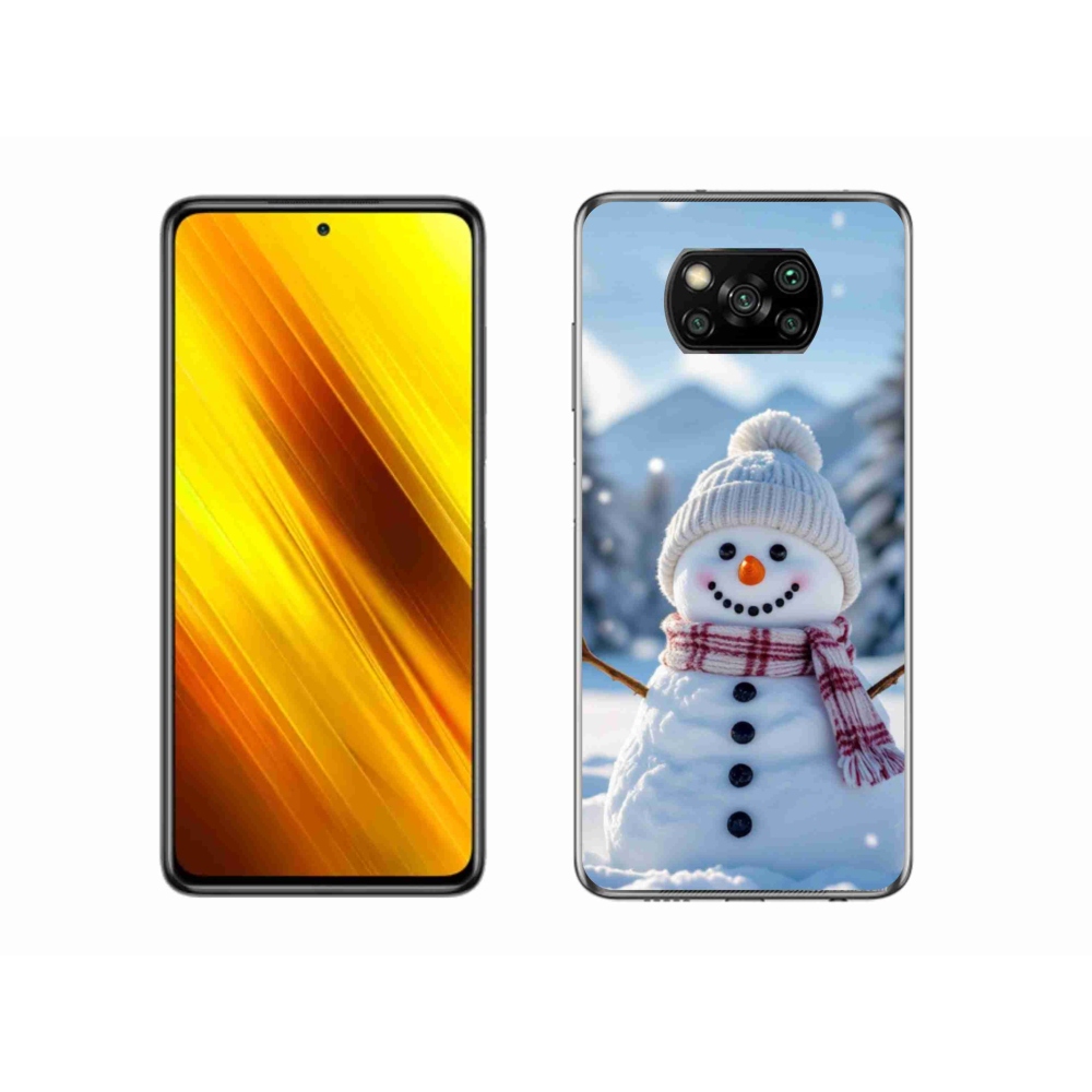 Gélový kryt mmCase na Xiaomi Poco X3 - snehuliak 3
