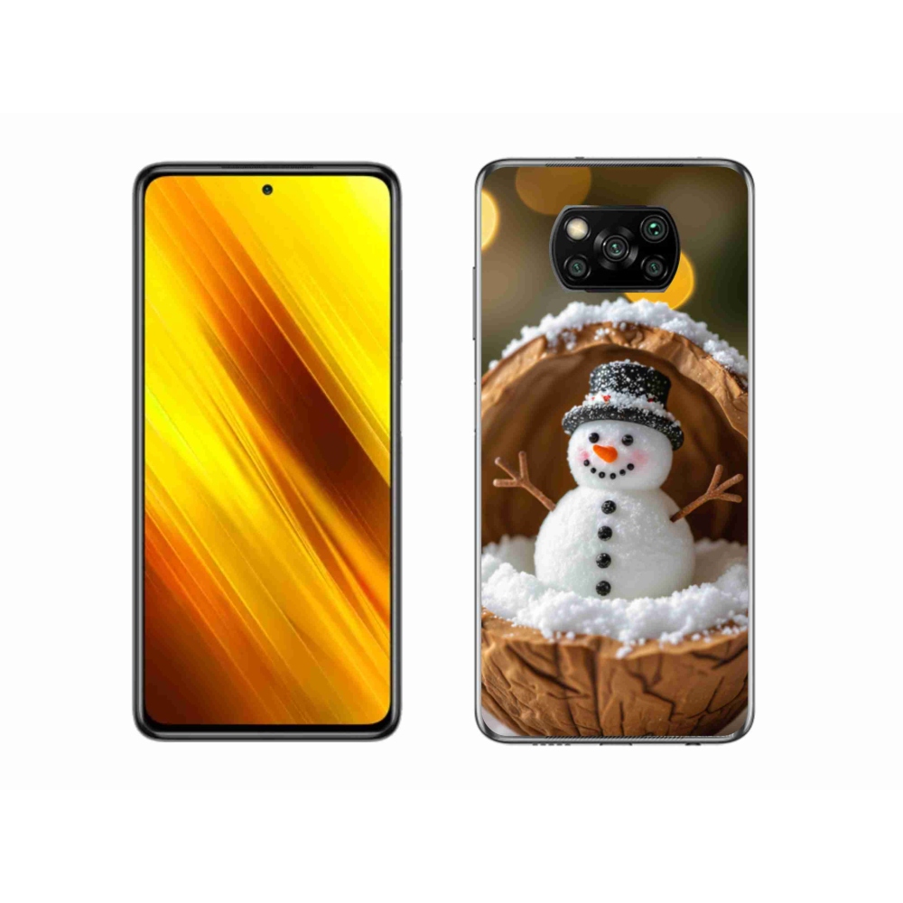 Gélový kryt mmCase na Xiaomi Poco X3 - snehuliak 4