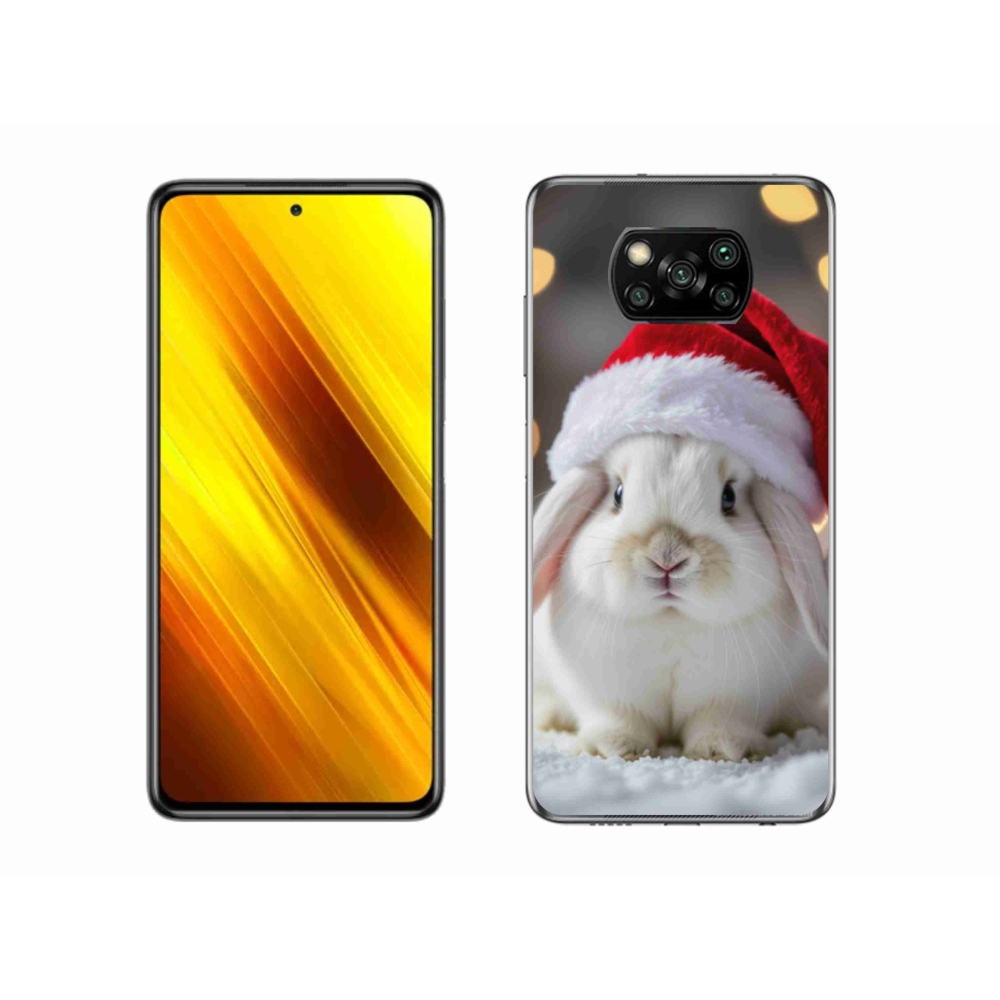 Gélový kryt mmCase na Xiaomi Poco X3 - vianočný králik