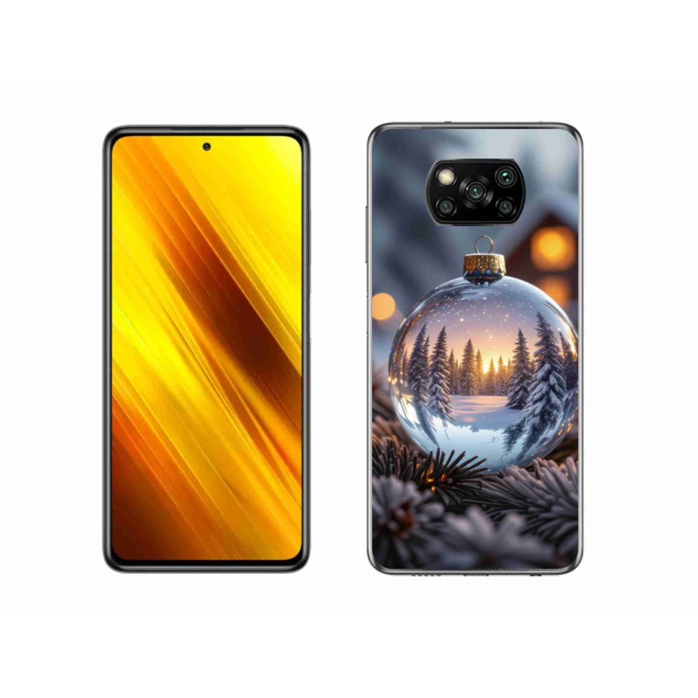 Gélový kryt mmCase na Xiaomi Poco X3 - vianočná ozdoba