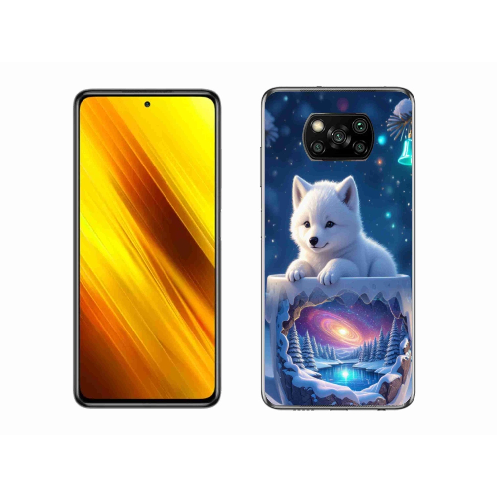 Gélový kryt mmCase na Xiaomi Poco X3 - vianočné šteňa