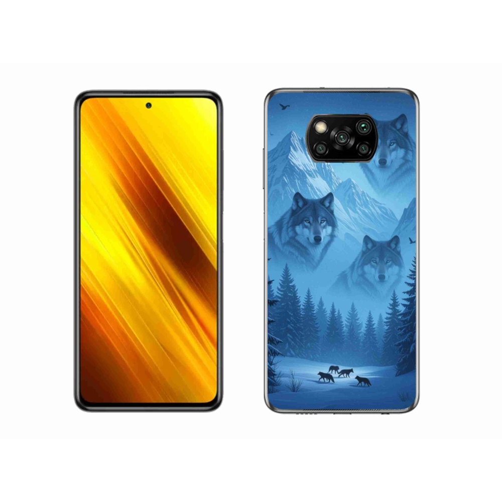Gélový kryt mmCase na Xiaomi Poco X3 - vlčia svorka