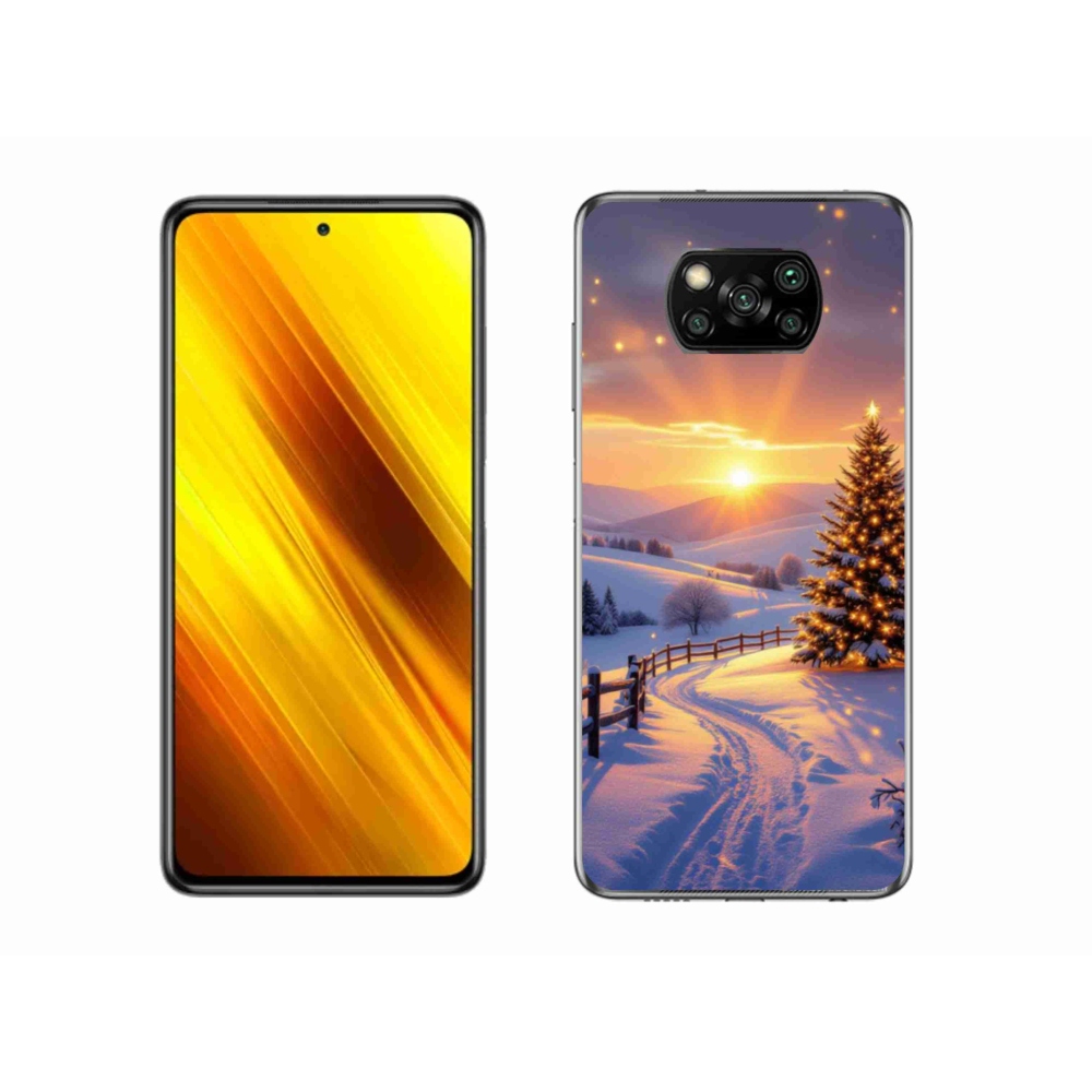 Gélový kryt mmCase na Xiaomi Poco X3 - zimná krajina