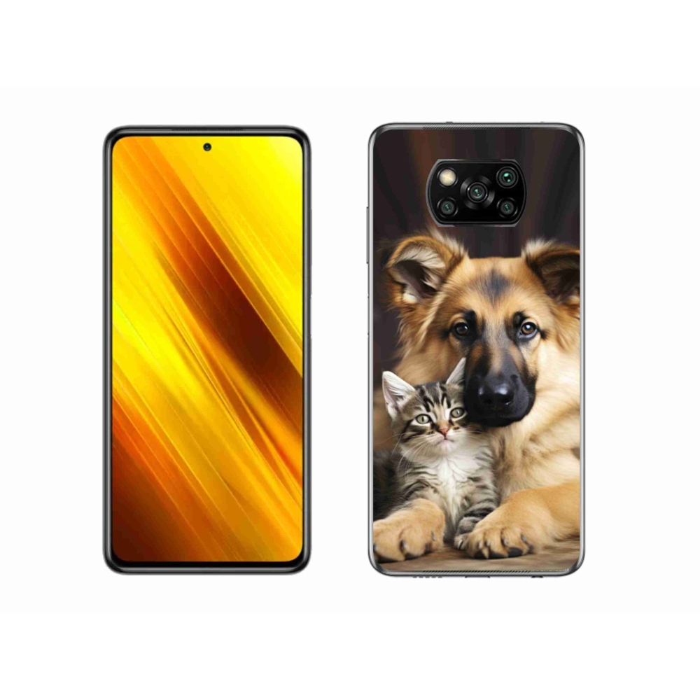 Gélový kryt mmCase na Xiaomi Poco X3 - zvieracie priateľstvo