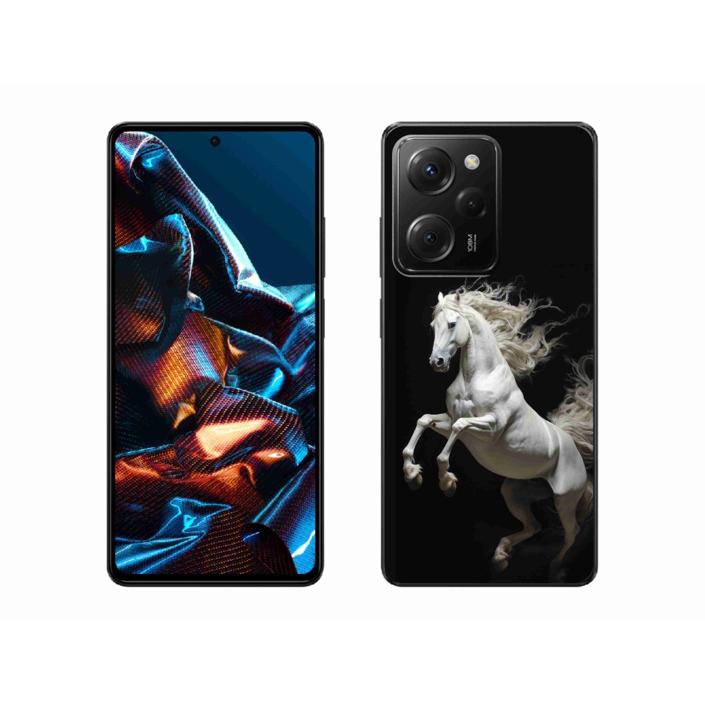 Gélový kryt mmCase na Xiaomi Poco X5 Pro 5G - biely kôň 4