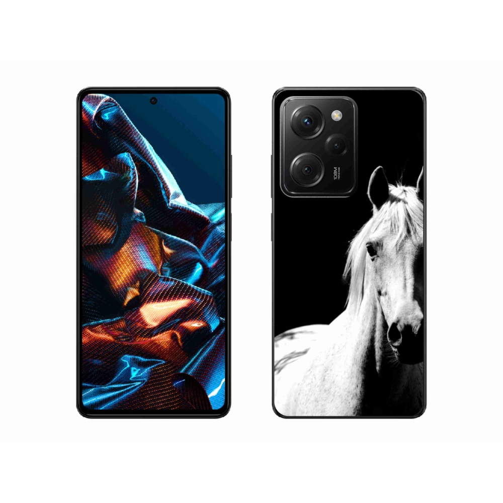 Gélový kryt mmCase na Xiaomi Poco X5 Pro 5G - biely kôň 5