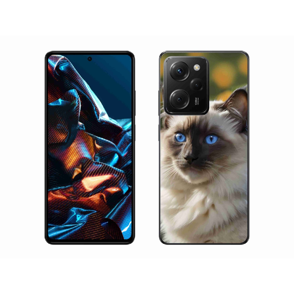 Gélový kryt mmCase na Xiaomi Poco X5 Pro 5G - biely ragdoll