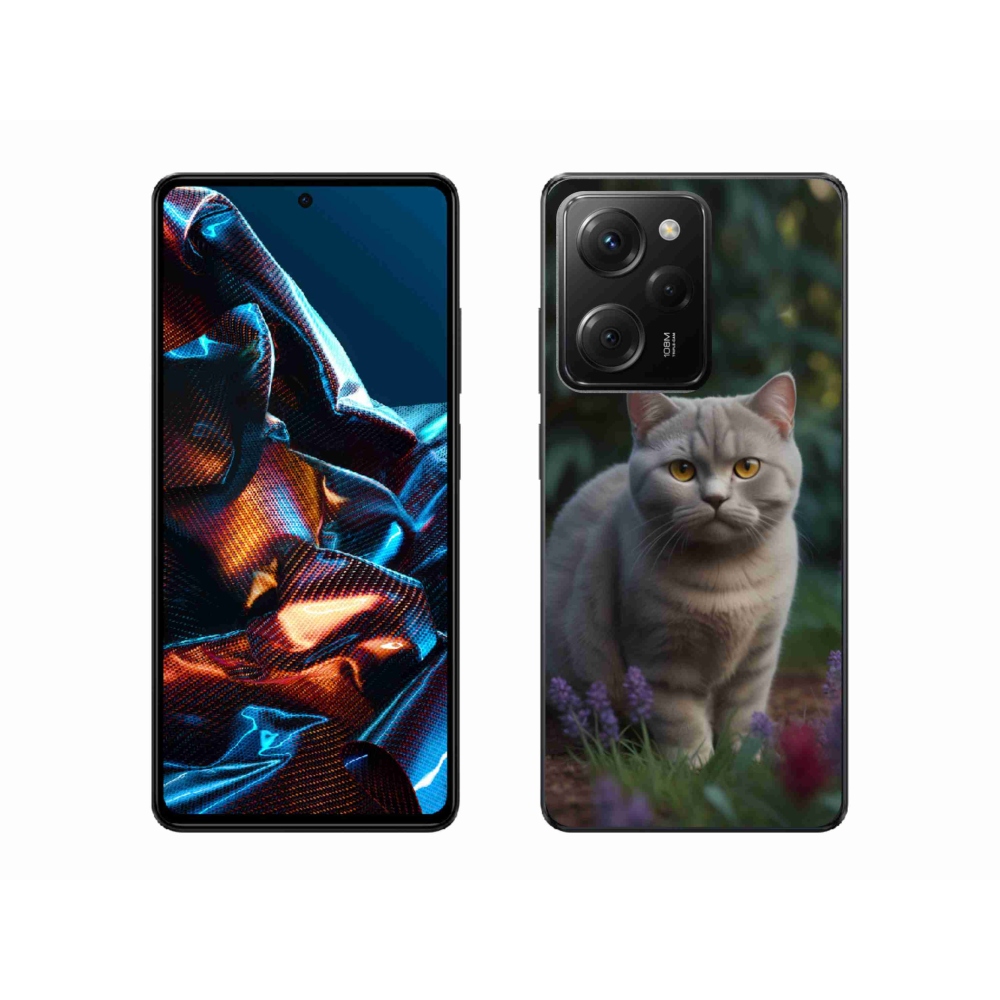 Gélový kryt mmCase na Xiaomi Poco X5 Pro 5G - britská mačka