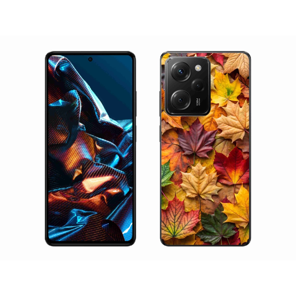 Gélový kryt mmCase na Xiaomi Poco X5 Pro 5G - javorové listy 2