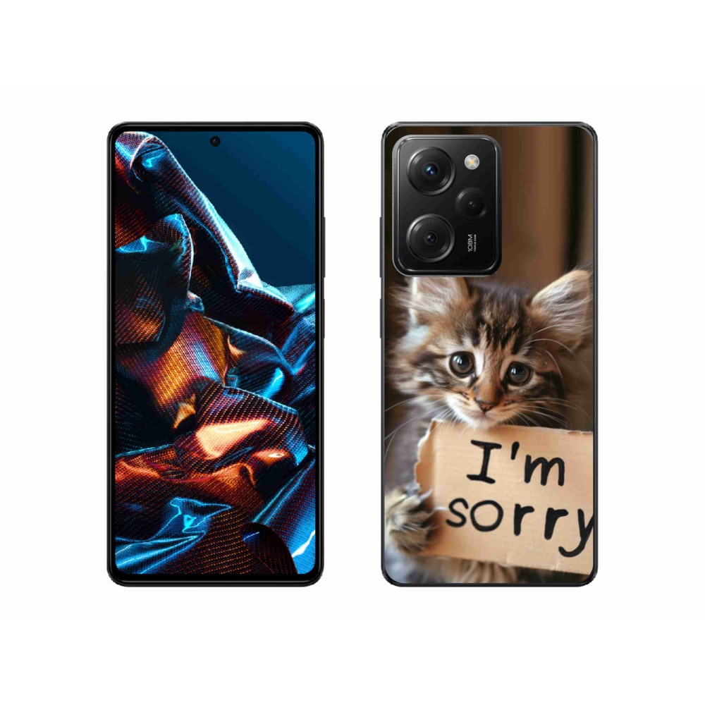 Gélový kryt mmCase na Xiaomi Poco X5 Pro 5G - mačacie ospravedlnenie