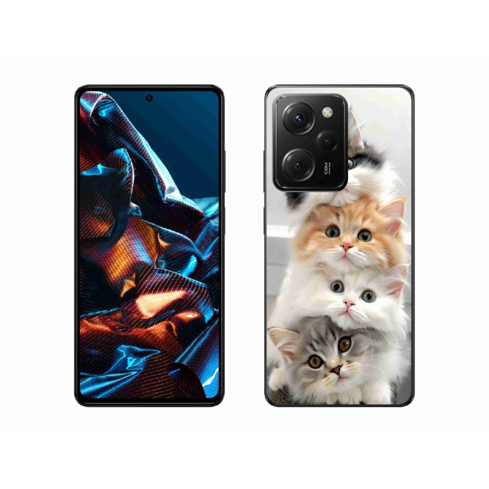 Gélový kryt mmCase na Xiaomi Poco X5 Pro 5G - mačacia partia