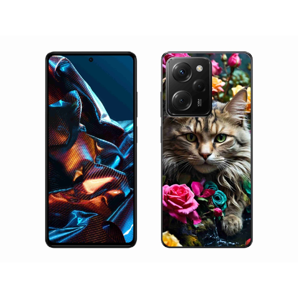 Gélový kryt mmCase na Xiaomi Poco X5 Pro 5G - mačacie pohľad 2