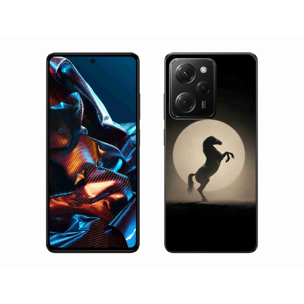Gélový kryt mmCase na Xiaomi Poco X5 Pro 5G - kôň v siluete