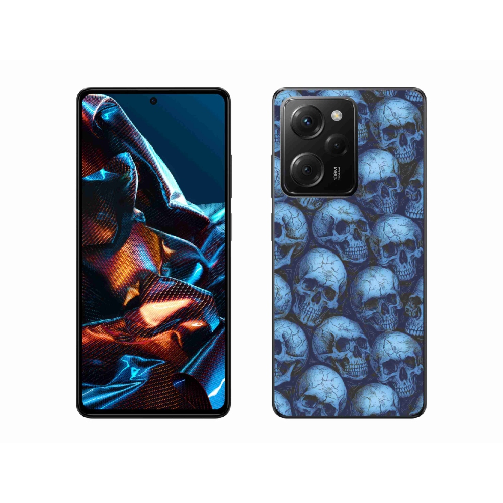 Gélový kryt mmCase na Xiaomi Poco X5 Pro 5G - lebky