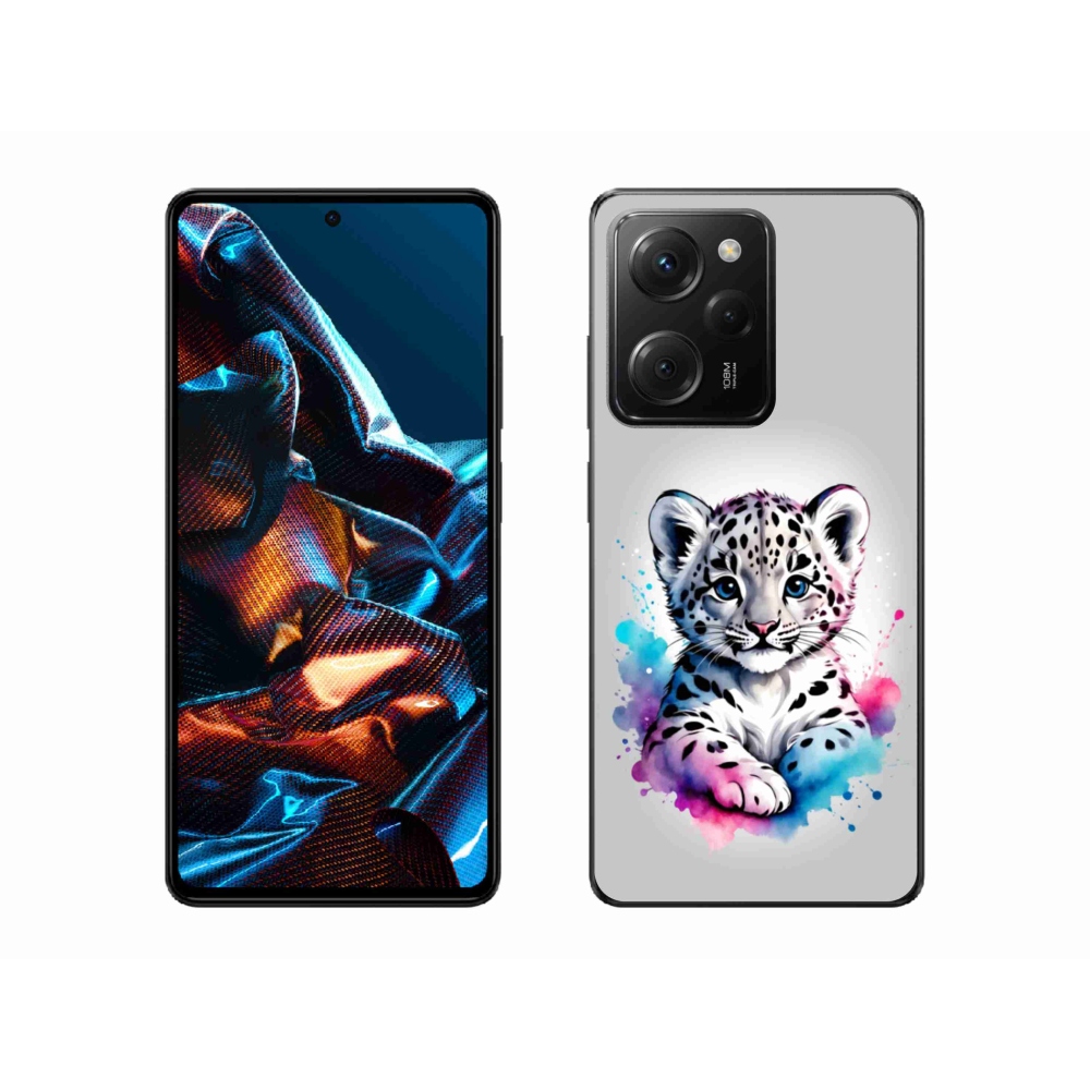 Gélový kryt mmCase na Xiaomi Poco X5 Pro 5G - leopardej mláďa