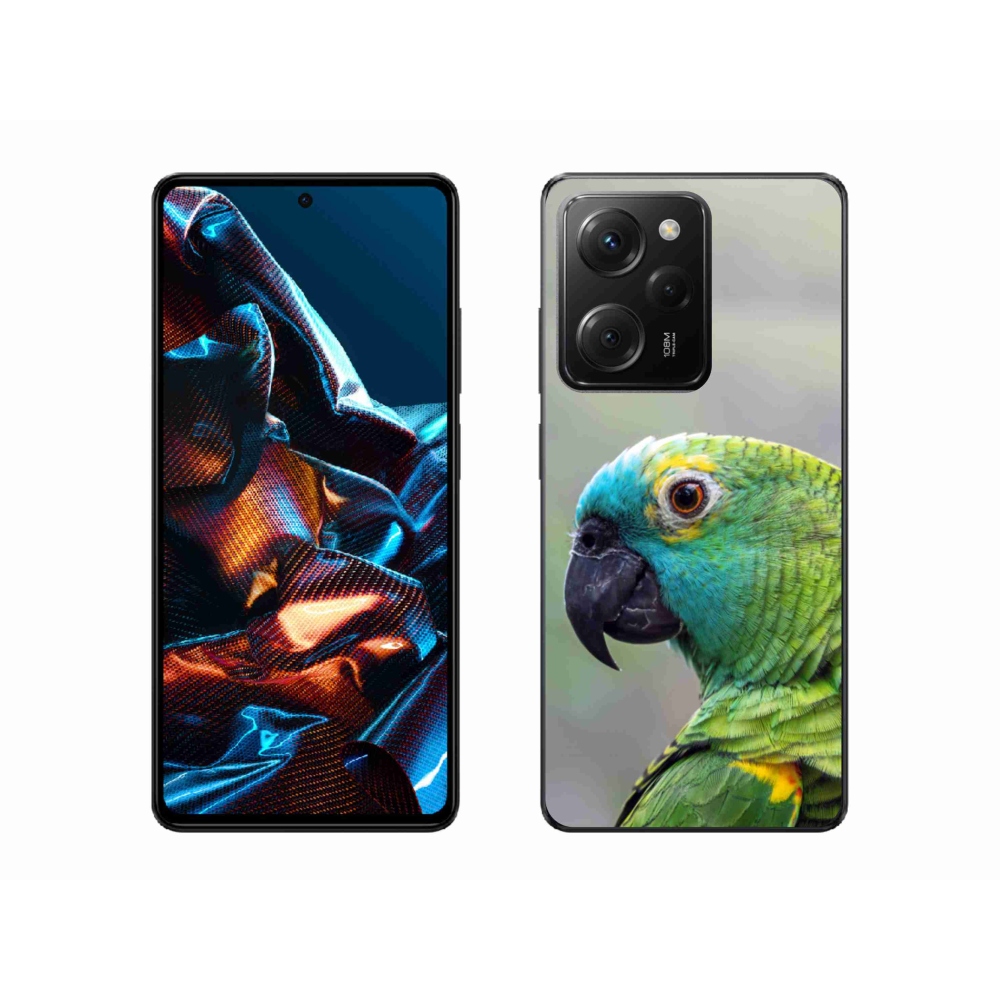 Gélový kryt mmCase na Xiaomi Poco X5 Pro 5G - papagáj amazoňan