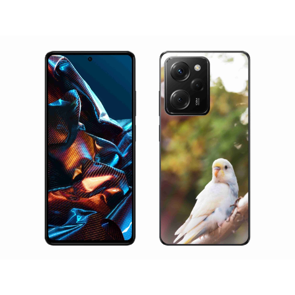 Gélový kryt mmCase na Xiaomi Poco X5 Pro 5G - andulka biela