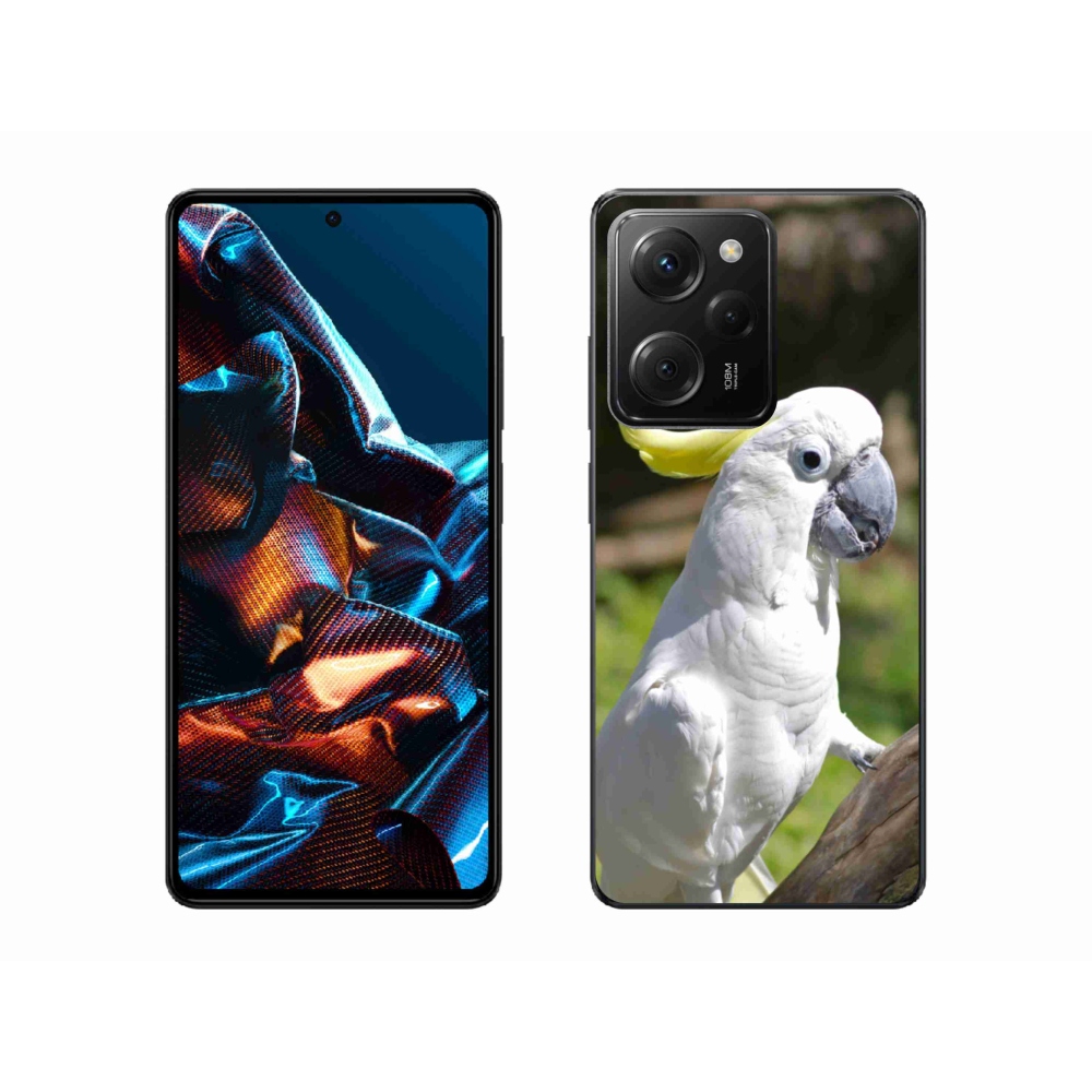 Gélový kryt mmCase na Xiaomi Poco X5 Pro 5G - papagáj kakadu 2
