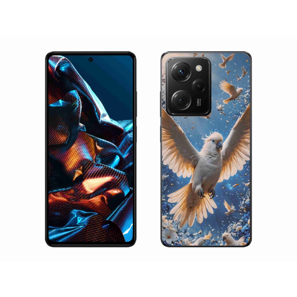 Gélový kryt mmCase na Xiaomi Poco X5 Pro 5G - papagáj kakadu