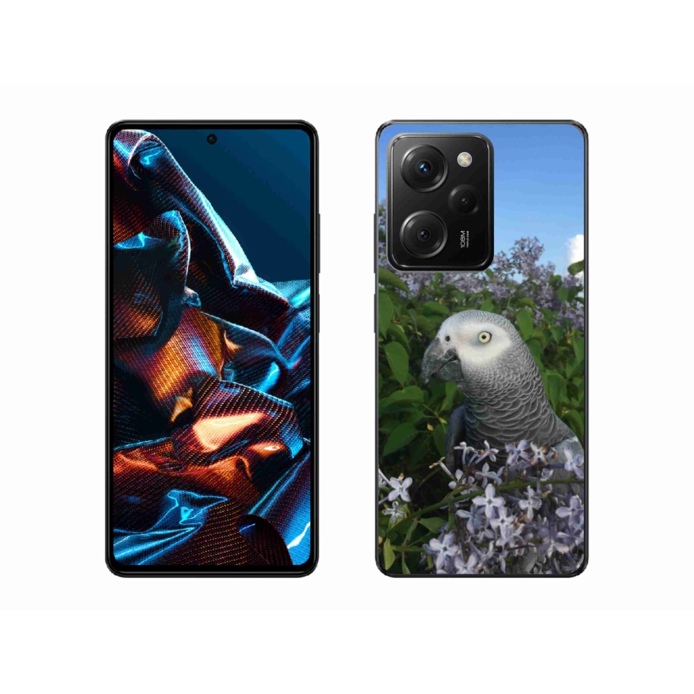 Gélový kryt mmCase na Xiaomi Poco X5 Pro 5G - papagáj žako