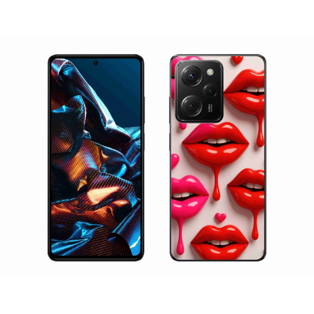 Gélový kryt mmCase na Xiaomi Poco X5 Pro 5G - pery 2