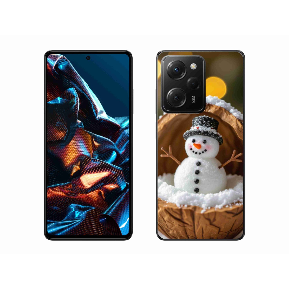 Gélový kryt mmCase na Xiaomi Poco X5 Pro 5G - snehuliak 4