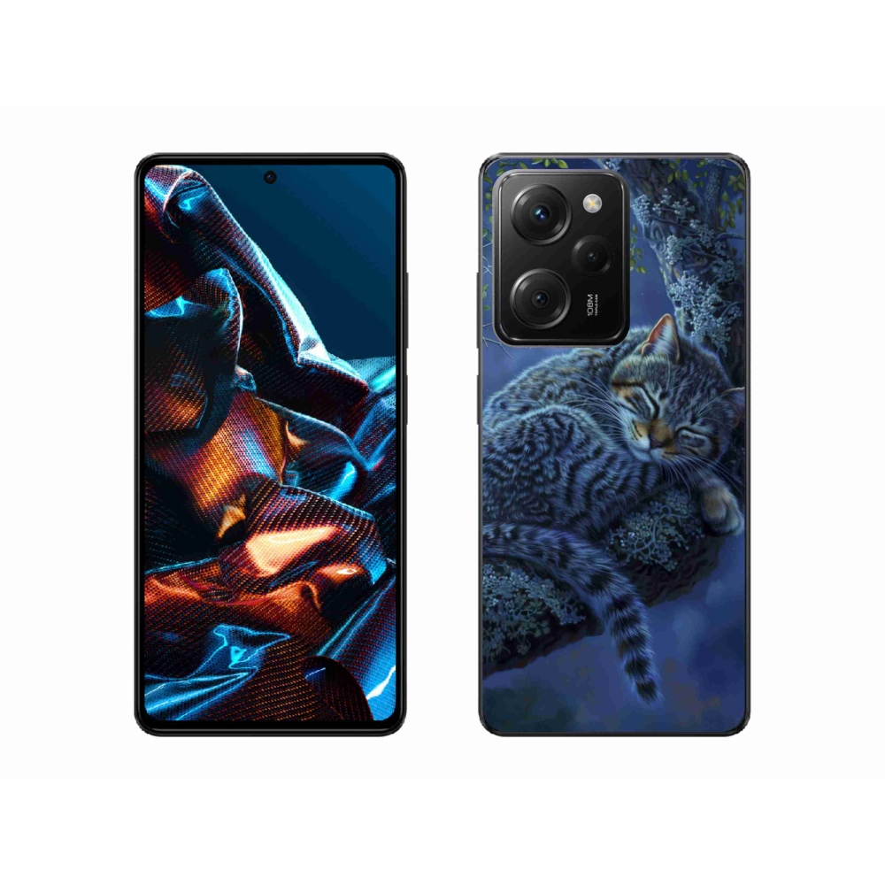 Gélový kryt mmCase na Xiaomi Poco X5 Pro 5G - spiaca mačka