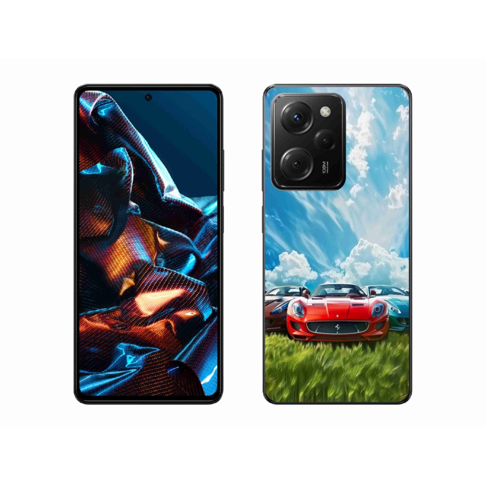 Gélový kryt mmCase na Xiaomi Poco X5 Pro 5G - športové vozidlá