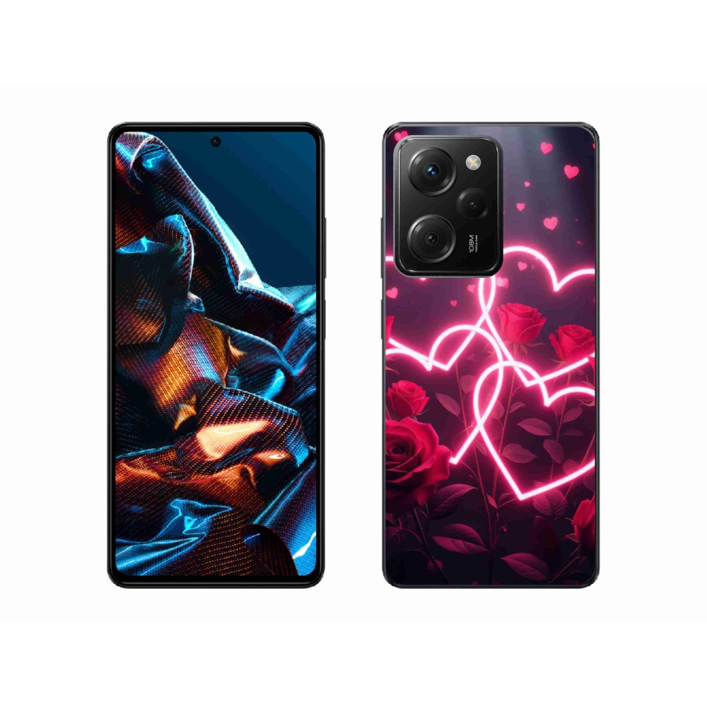 Gélový kryt mmCase na Xiaomi Poco X5 Pro 5G - srdce lásky