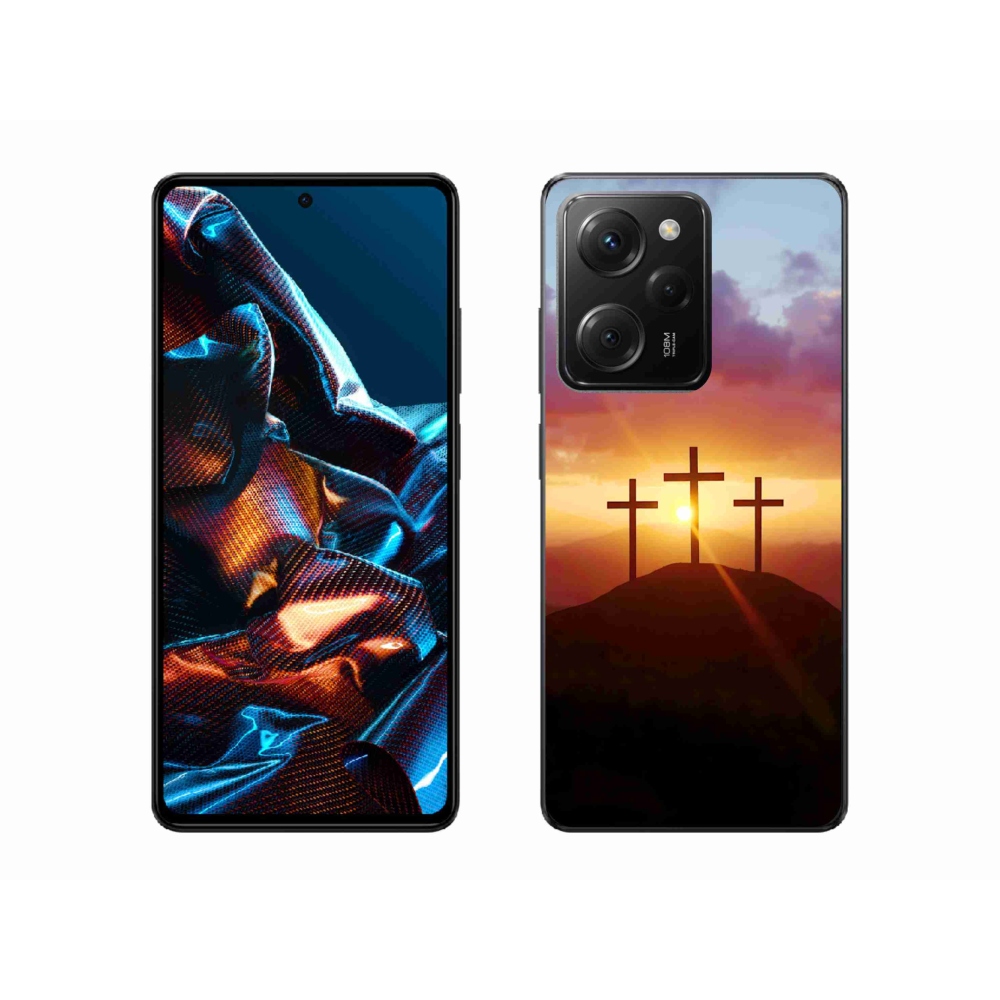 Gélový kryt mmCase na Xiaomi Poco X5 Pro 5G - tri kríža