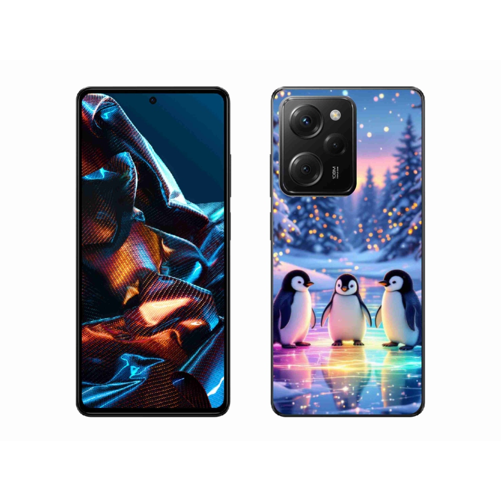 Gélový kryt mmCase na Xiaomi Poco X5 Pro 5G - tučniaky