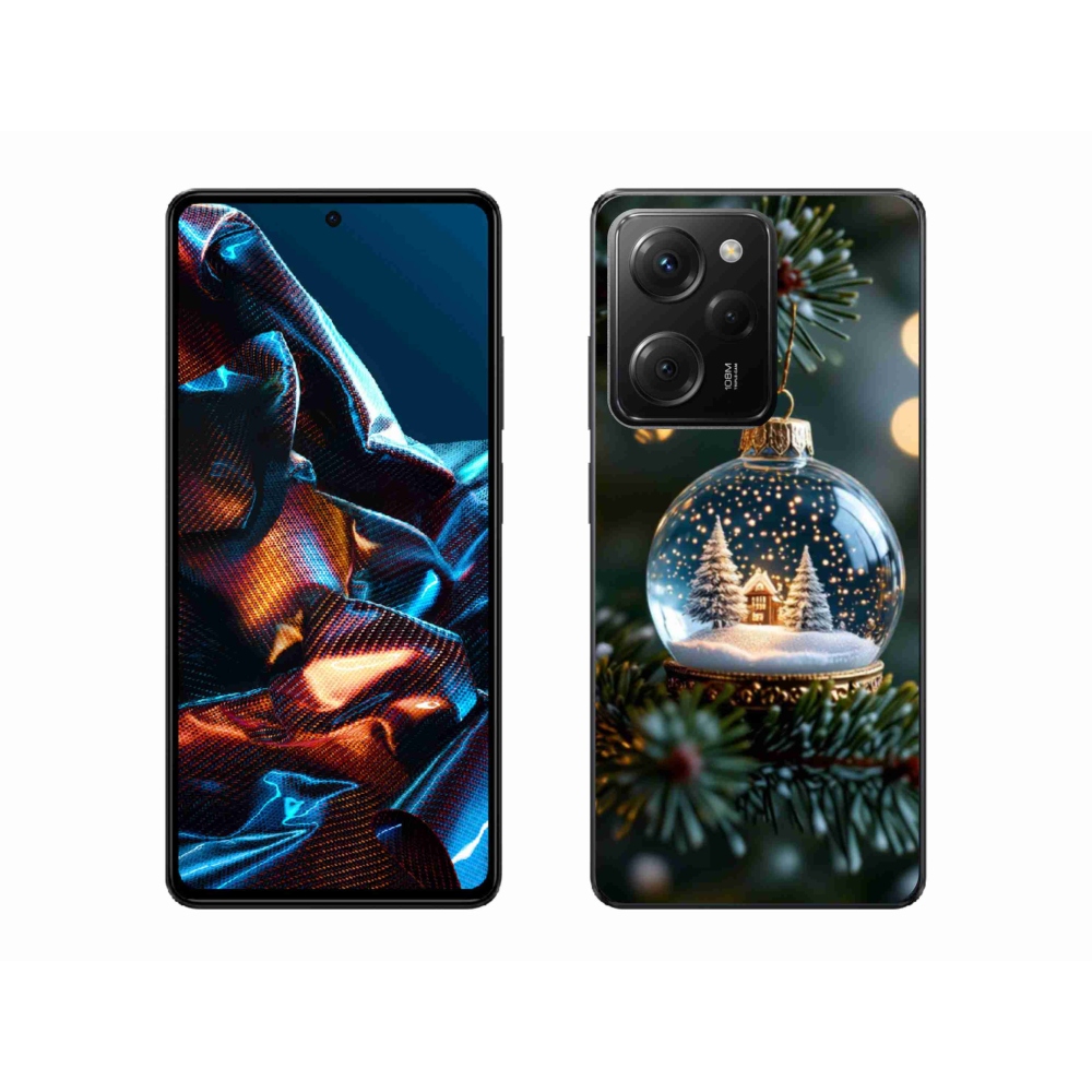 Gélový kryt mmCase na Xiaomi Poco X5 Pro 5G - vianočné gule 2