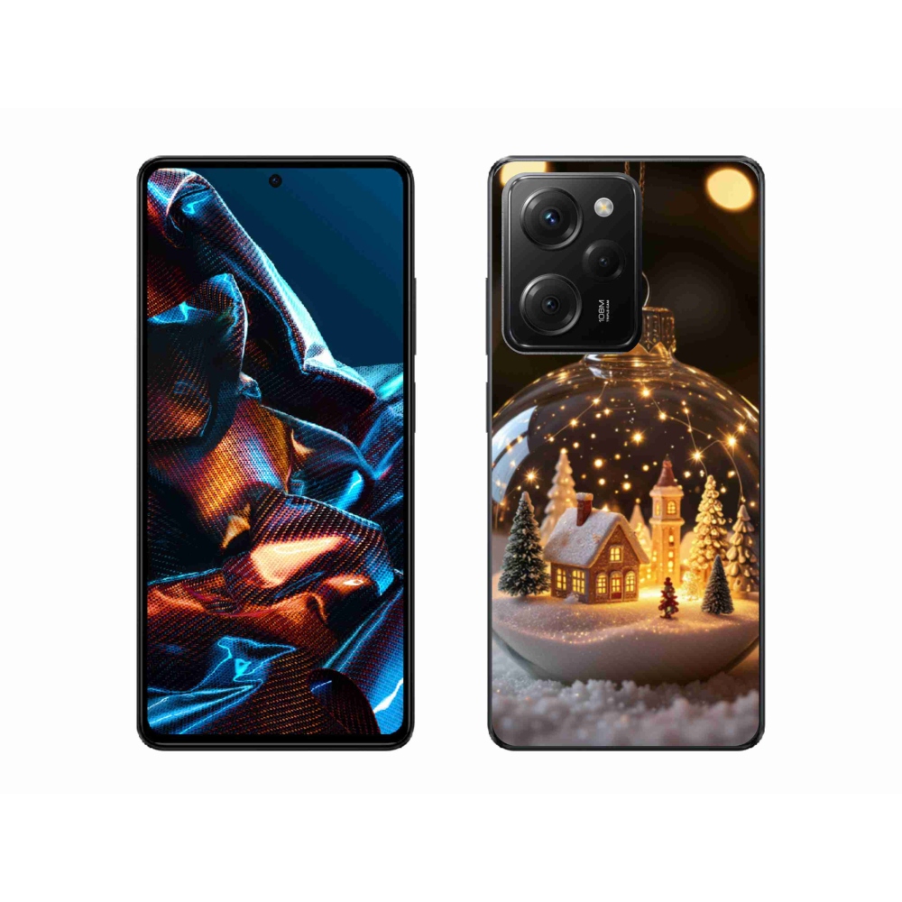 Gélový kryt mmCase na Xiaomi Poco X5 Pro 5G - vianočné gule 3