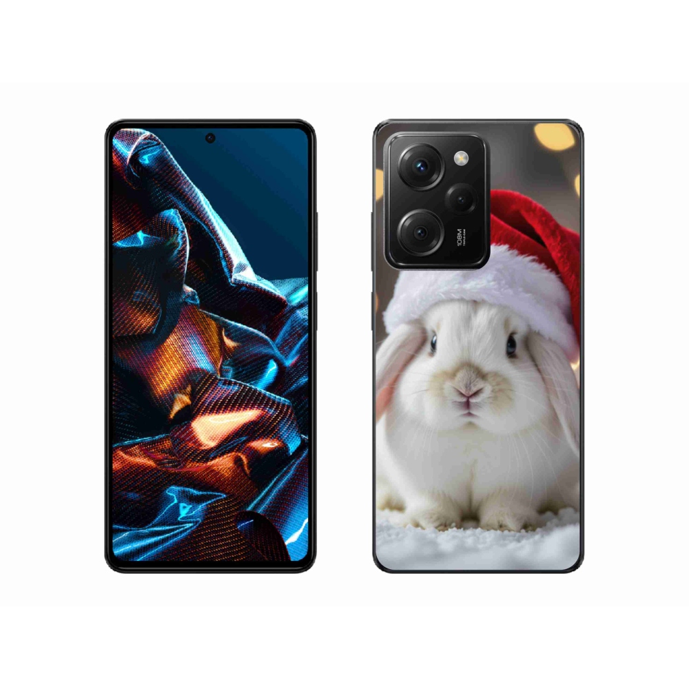 Gélový kryt mmCase na Xiaomi Poco X5 Pro 5G - vianočný králik