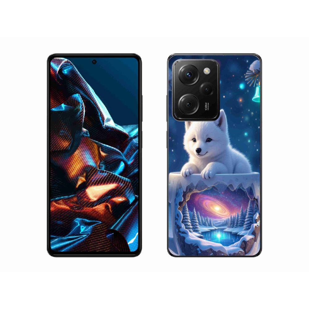 Gélový kryt mmCase na Xiaomi Poco X5 Pro 5G - vianočné šteňa