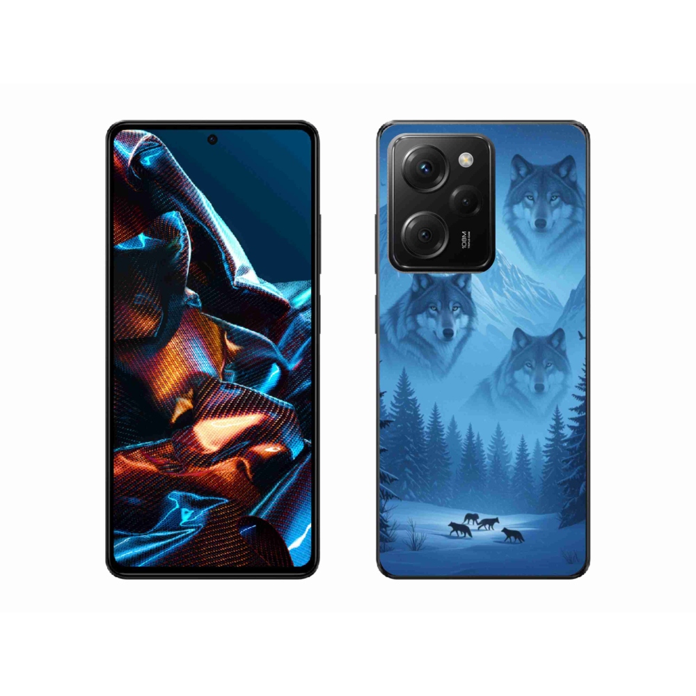 Gélový kryt mmCase na Xiaomi Poco X5 Pro 5G - vlčia svorka