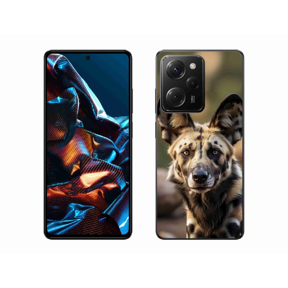 Gélový kryt mmCase na Xiaomi Poco X5 Pro - africký divoký pes