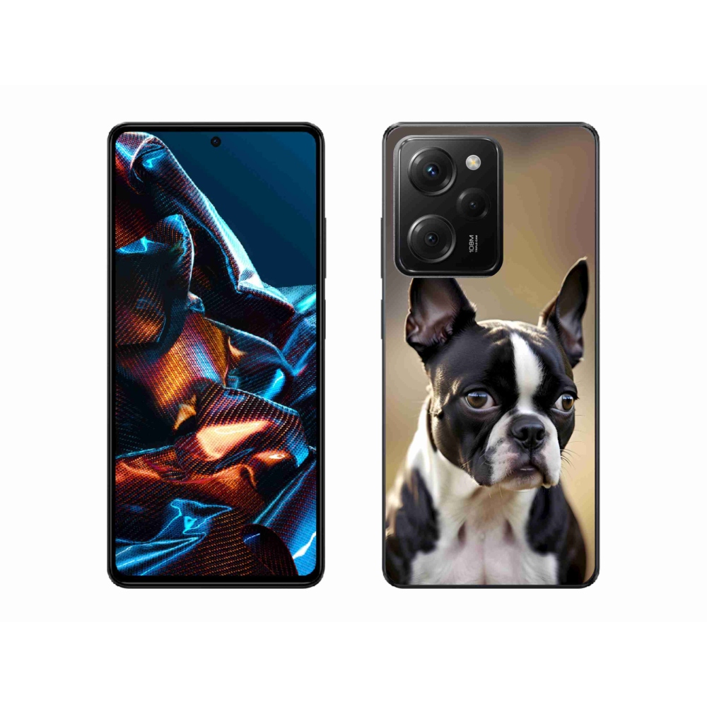 Gélový kryt mmCase na Xiaomi Poco X5 Pro - bostonský teriér