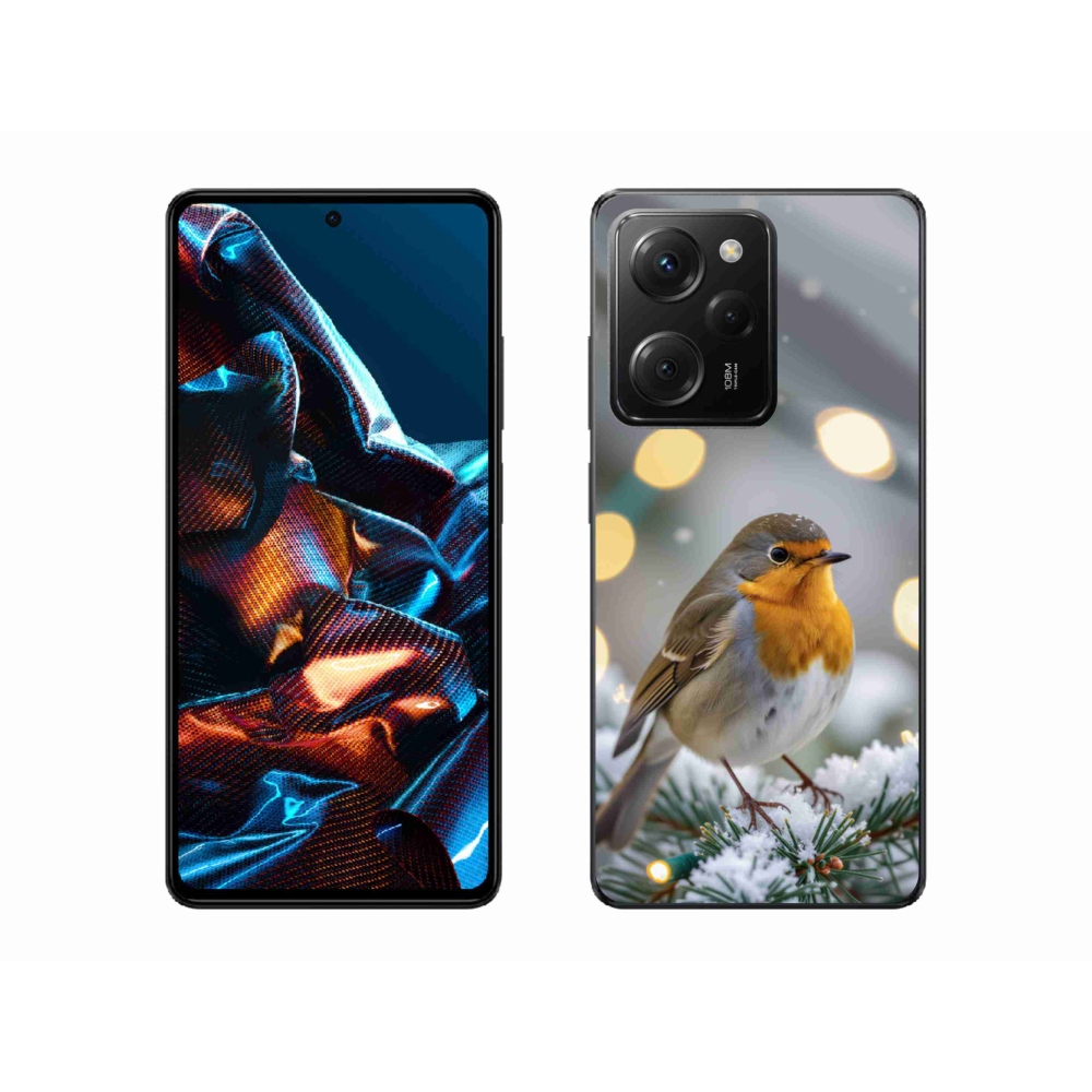 Gélový kryt mmCase na Xiaomi Poco X5 Pro - červienka v zime
