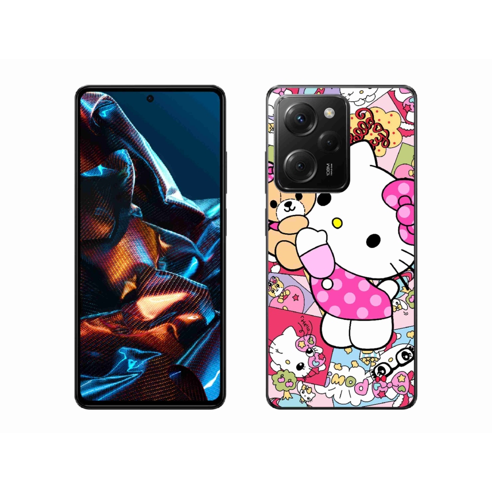 Gélový kryt mmCase na Xiaomi Poco X5 Pro - cute kitty