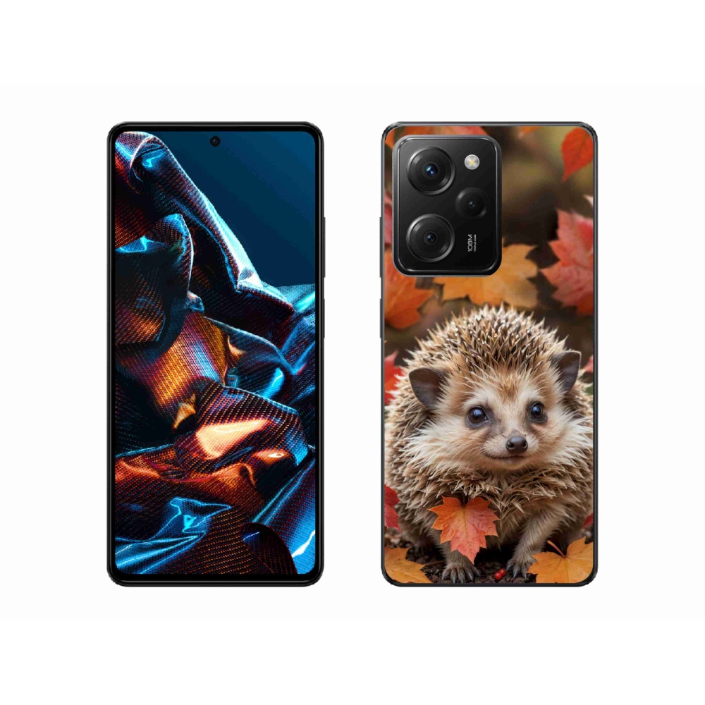 Gélový kryt mmCase na Xiaomi Poco X5 Pro - ježko v lístia