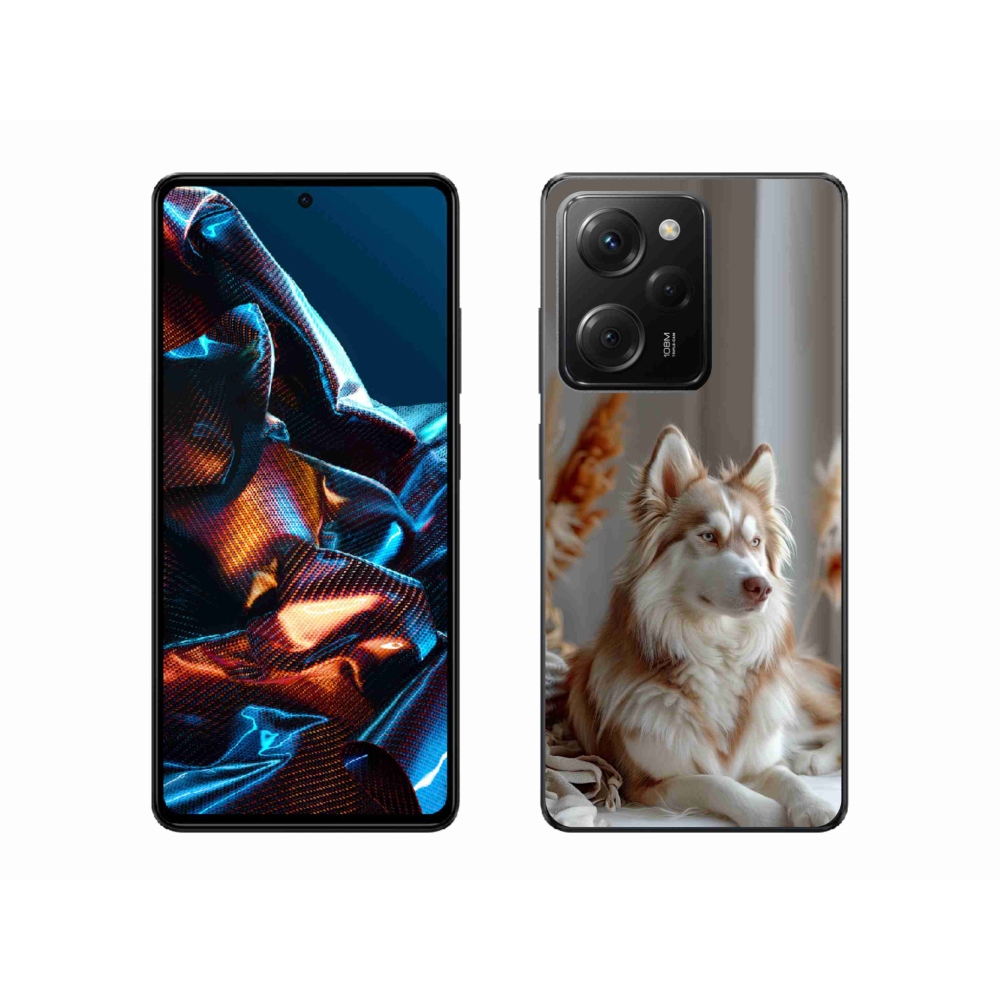 Gélový kryt mmCase na Xiaomi Poco X5 Pro - pokojný sibírsky husky